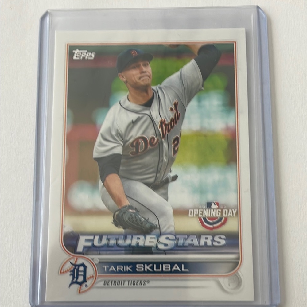 Topps Future Stars Tarik Skubal Baseball Card